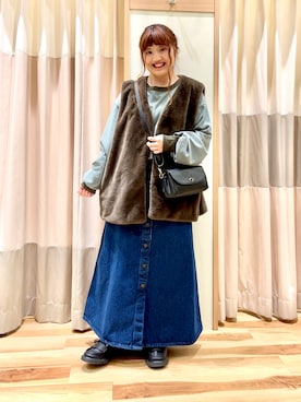 えりさん（レディース・150cm）の冬コーディネート