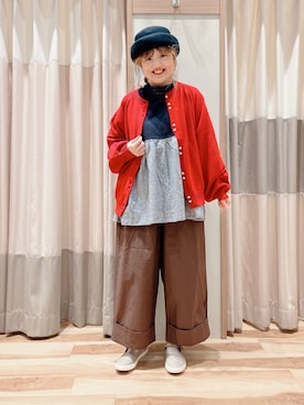 えりさん（レディース・150cm）の秋コーディネート