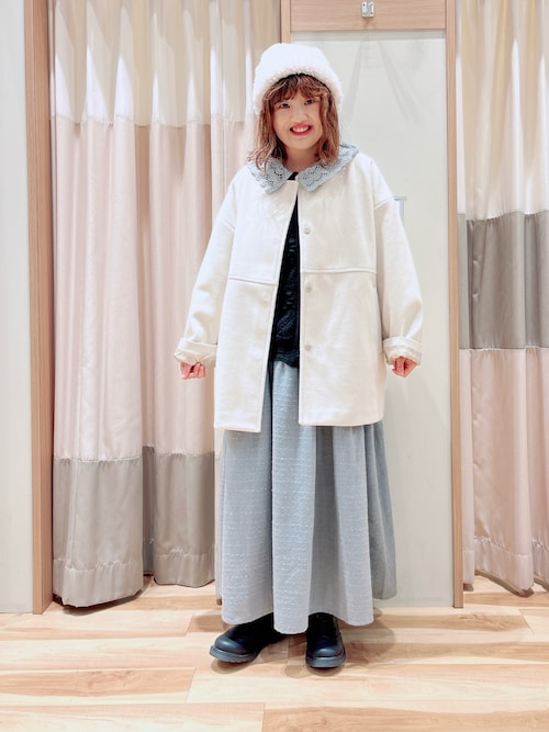 送料無料◆2025新品  セール】花柄編みニットベスト（ベスト）｜Samansa Mos2 トップス