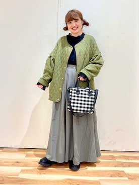 「Samansa Mos2（サマンサ モスモス）のアイテム（テーラードジャケット）」を使った、えりさん（レディース・150cm）の秋コーディネート