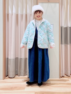 えりさん（レディース・150cm）の冬コーディネート