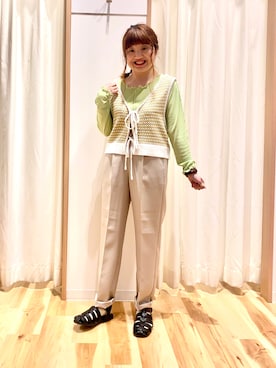 えりさん（レディース・150cm）の春コーディネート