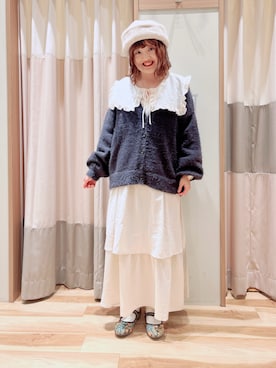「アイテム（ドレスシューズ）」を使った、えりさん（レディース・150cm）の秋コーディネート