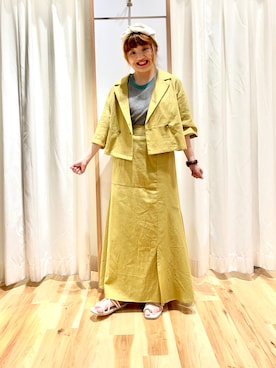 えりさん（レディース・150cm）の夏コーディネート