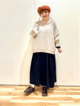 えりさん（レディース・150cm）の秋コーディネート