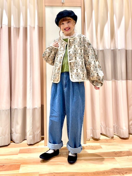 セール】ゴブラン織りジャケット（ノーカラージャケット）｜Samansa  