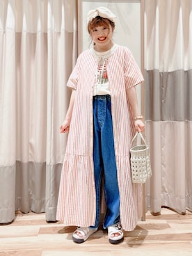 えりさん（レディース・150cm）の夏コーディネート