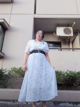 「アイテム（ワンピース）」を使った、にんじんさん（レディース・164cm）の夏コーディネート