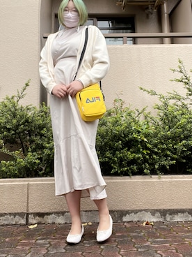 「Re-J&SUPURE（リジェイアンドスプル）のアイテム」を使った、にんじんさん（レディース・164cm）の春コーディネート