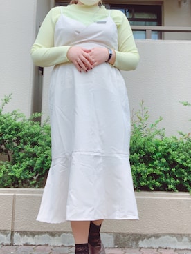 「Re-J&SUPURE（リジェイアンドスプル）のアイテム（ワンピース/ドレス）」を使った、にんじんさん（レディース・164cm）の春コーディネート