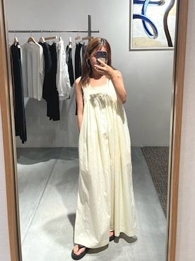 「CANAL JEAN（キャナルジーン）のアイテム（サロペット/オーバーオール）」を使った、honoさん（レディース・153cm）の夏コーディネート