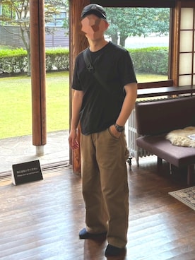 「アイテム（デジタル腕時計）」を使った、nomiさん（メンズ・178cm）の秋コーディネート