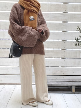 saoさん(レディース・156cm)の冬コーディネート