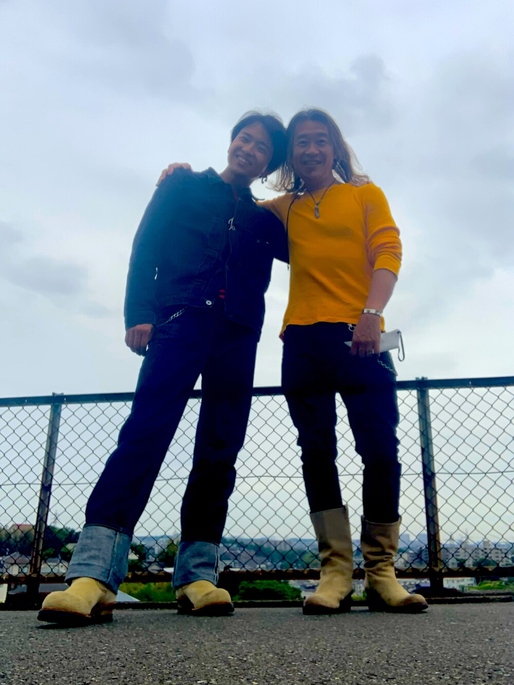 「アメカジ、デニム、ブーツ、レットウィング、ラルフローレン」｜「TCB jeansのアイテム（デニムパンツ、ブルー系）」を使った、 tatsuma21さん（メンズ・165cm）の春コーディネートの1枚目の写真