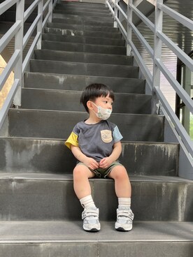 LISAさん（キッズ・80cm）の秋コーディネート