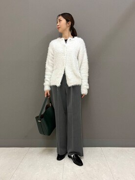 「RODE SKO（ロデスコ）のワンハンドル3WAYバッグ（ハンドバッグ）」を使った、rioさん（レディース・160cm）の秋コーディネート