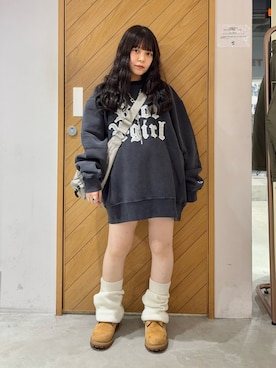 「アイテム（トップス）」を使った、Fukuo Yuukaさん（レディース・145cm）の秋コーディネート