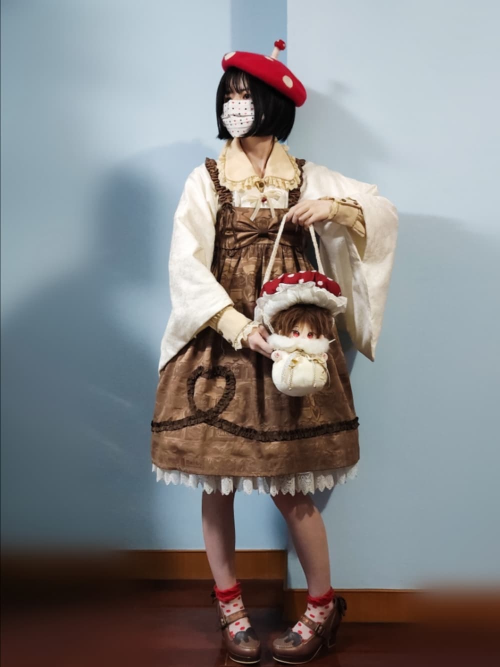 「丸舗のアイテム（着物、ホワイト系）」を使った、步同さん（レディース・162cm）の夏コーディネートの1枚目の写真