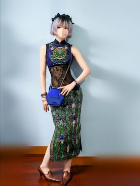 「アイテム（その他小物）」を使った、步同さん（レディース・162cm）の秋コーディネート