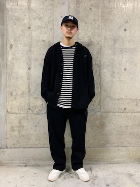 「THE SHINZONE（ザ　シンゾーン）のアイテム」を使った、mitsuoさん（メンズ・176cm）の秋コーディネート