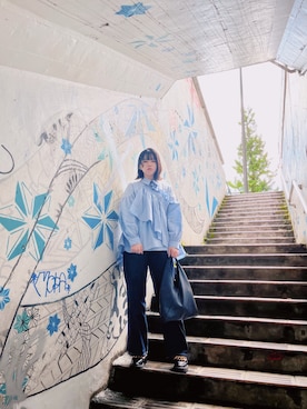 「Firsthand（ファーストハンド）のアイテム」を使った、よこやまあすか☁️ 𓈒𓂂𓏸さん（骨格ストレート・レディース・163cm）の春コーディネート
