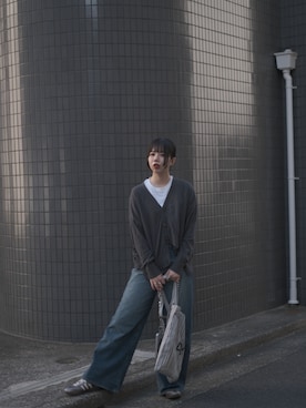 「YANUK（ヤヌーク）のアイテム」を使った、よこやまあすか☁️ 𓈒𓂂𓏸さん（レディース・163cm）の夏コーディネート