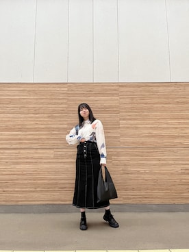 「CHARLES & KEITH（チャールズ & キース）のアイテム」を使った、よこやまあすか☁️ 𓈒𓂂𓏸さん（骨格ストレート・レディース・163cm）の秋コーディネート
