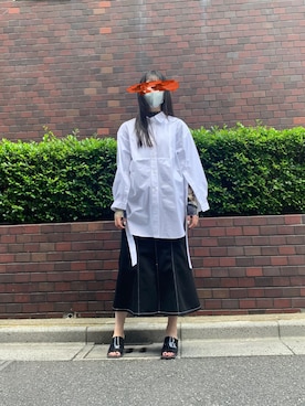 よこやまあすか☁️ 𓈒𓂂𓏸さん（レディース・163cm）の夏コーディネート