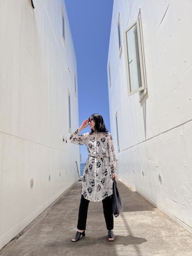 「HARE（ハレ）のアイテム」を使った、よこやまあすか☁️ 𓈒𓂂𓏸さん（骨格ストレート・レディース・163cm）の夏コーディネート