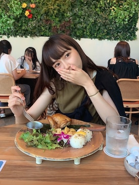 咲楽さん（レディース・157cm）の夏コーディネート