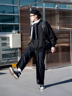 「GLAD HAND（グラッドハンド）のアイテム」を使った、starsailor52さん（メンズ・173cm）の冬コーディネート