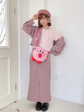 「MILKFED.」｜「アイテム（ハンチング/ベレー帽）」を使った、beary_rabbitさん（レディース・156cm）の秋コーディネート