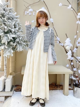「BASE（ベース）のアイテム」を使った、beary_rabbitさん（レディース・156cm）の冬コーディネート