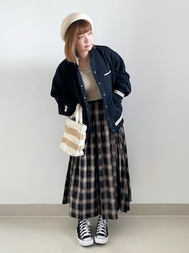 「MUJI」｜「アイテム（ジャケット/アウター）」を使った、beary_rabbitさん（レディース・156cm）の秋コーディネート