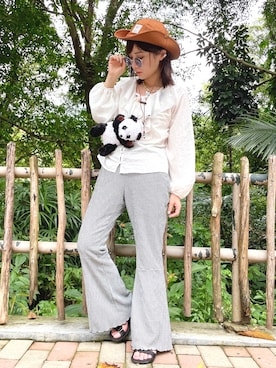 beary_rabbitさん（レディース・156cm）の夏コーディネート