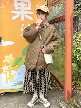 「Java（ジャバ）のアイテム」を使った、beary_rabbitさん（レディース・156cm）の冬コーディネート