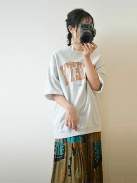 「used mix」｜「アイテム（アクセサリー）」を使った、REL'aさん（レディース・163cm）の秋コーディネート