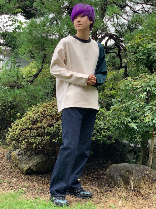 クルニ jieda studious別注 スイッチング ロングスリーブT マルニ CULLNI（クルニ）の「STUDIOUS別注 スウィッチングロングスリーブTEE