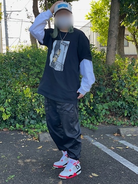 「ストリート女子」｜「アイテム（キャップ）」を使った、ゆづさん（レディース・164cm）の秋コーディネート