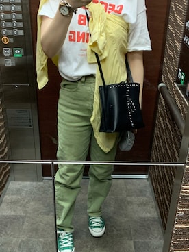 「TORY BURCH（トリーバーチ）のアイテム（腕時計）」を使った、pa!さん（レディース・158cm）の夏コーディネート