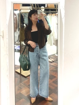 「アイテム（パンプス）」を使った、ranranさん（レディース・163cm）の夏コーディネート
