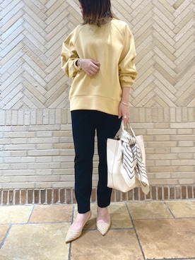 「ダンボール素材」｜「アイテム（財布/小物）」を使った、ranranさん（レディース・163cm）の冬コーディネート