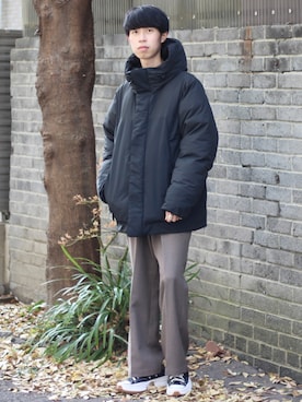 「アイテム（リング）」を使った、Mottyさん（メンズ・167cm・20代）の冬コーディネート