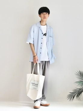 「ペールトーン」｜「アイテム（その他）」を使った、Mottyさん（メンズ・167cm）の夏コーディネート