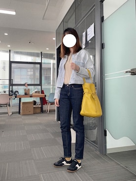 「JET（ジェット）のアイテム」を使った、禾绿蒂さん（レディース・168cm）の春コーディネート