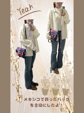 「GLOBAL WORK（グローバルワーク）のアイテム（モカシン/デッキシューズ）」を使った、Ayakisさん（レディース・161cm）の秋コーディネート