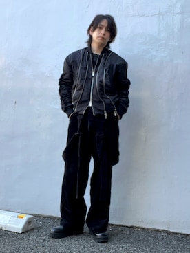 「SHAREEF（シャリーフ）のアイテム」を使った、Kanataさん（メンズ・167cm）の春コーディネート