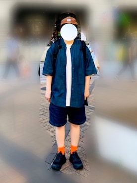 「Ruben（ルーベン）のアイテム（キャップ）」を使った、31otasさん（メンズ・156cm）の秋コーディネート