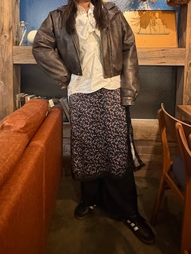 「アイテム（ワンピース/ドレス）」を使った、아야ちゃんさん（レディース・165cm・20代）の冬コーディネート