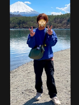 「RUSSELL（ラッセル）のアイテム」を使った、Takanori Akiyamaさん（メンズ・168cm）の春コーディネート